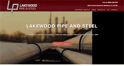 Desktop Screenshot of lakewoodpipe.com